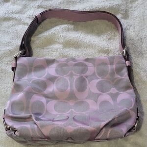 Coach Pastel Purple Shoulder Bag